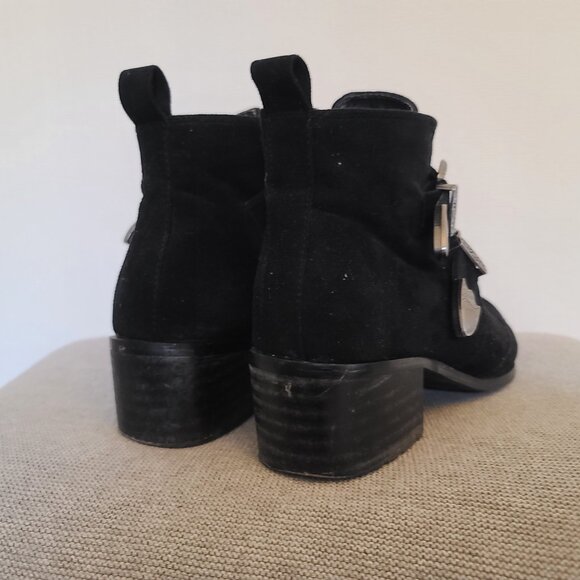 Black Western Booties from the UK - Picture 4 of 5